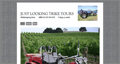 Desktop Screenshot of justlookingtriketours.com